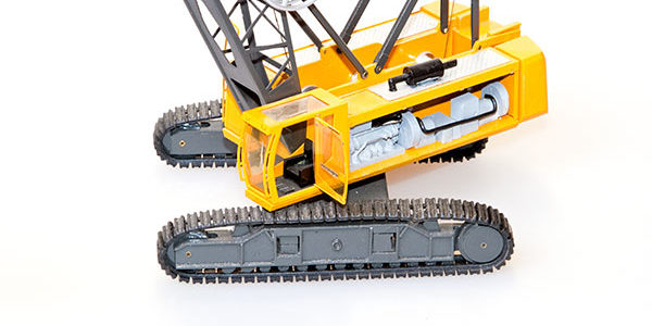 Sennebogen 6100 mit hydraulischem Schlitzwandgreifer 1:50