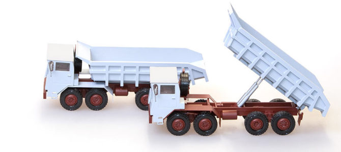 Historischer LKW Faun 910 in Kleinserie von 3 Modellen Maßstab 1:50 für Bauunternehmung Markgraf