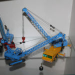 Fuchs 114 mit Greifer, 118 R als Kran und 118 auf Faun 4-Achs Fahrgestell