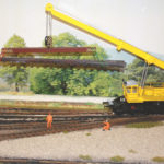 75 to Teleskopkran auf einer Anlage