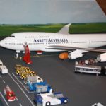 Das Relief des Gebäudes entsteht