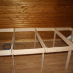 Ein leichtes, genormtes Gestell entsteht