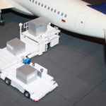 zusammenwirken von Transporter und Hubwagen