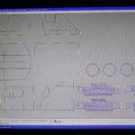 Die Zeichnung für das Modell