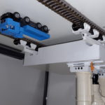 Starttisch im Rohbau mit Zugmaschine