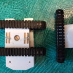 Das Fahrwerk ist in der Breite verstellbar