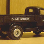 Die Zugmaschine von hinten