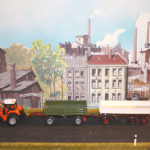 Traktor mit 2 Anhängern