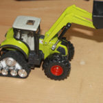 Umbau Claase als Raupe