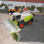 Claas mit Maisgebiss Eigenbau