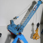 Fuchs 118 mit Elektrogreifer /odr Magnet für den Umschlag