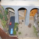 Das Wehr ist eingebaut