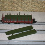 ... und kommt vorbildtreu auf den Rungenwagen