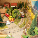 Mit Zufahrt zum noch nicht ganz fertiggstellten Schattenbahnhof