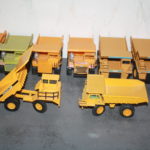 Volvo und Cat Muldenkipper