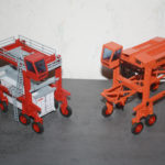 Links das Oberdeck gestaltet, rechts das Original