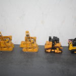 und eine Komatsu Raupe.