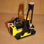 Comatsu Rohrleger umbau einer Siku Raupe