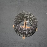 Auf die Spule gewickelter Draht