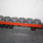 In den Auflieger eingesetzte Ladung