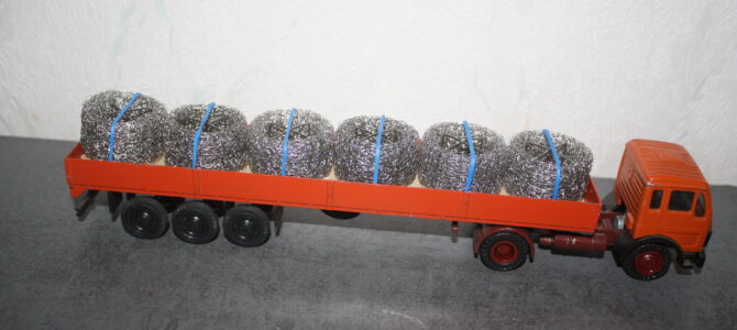 Ladungssicherung 1:50 Modellbeispiel März 2023 Drahtrollentransport Ladungssicherung 1:50 Modellbeispiel März 2023 Drahtrollentransport