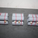 Die Rohre für den Versand vorbereitet...