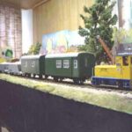 Werkstattwaggons mit Zuglok