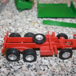 das montierte Fahrgestell