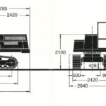 Hatra Bagger Prospektzeichnung