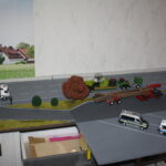 Ohne Hintergrund und fehlender Platz für die Zufahrt für die PKW´s