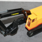 Der komplettierte Bagger