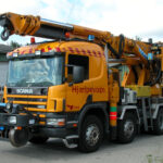 Scania mit Effer Kran