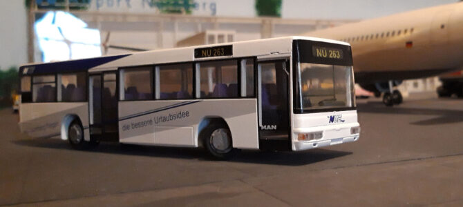Ein Bus in 1:50 für Nürnberg Airport