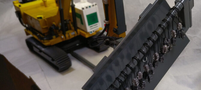 Gastmodelle: Minenräumung mit Hydraulikbagger