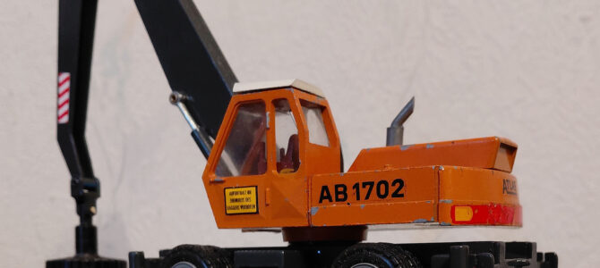 Atlas Bagger 1702 Umbau als Umschlagmaschine Atlas Bagger 1702 Umbau als Umschlagmaschine